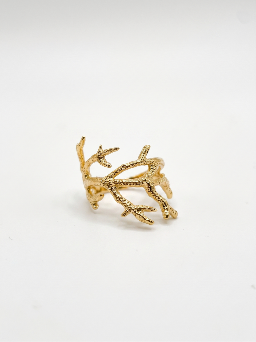 Mediterranean Coral Ring
