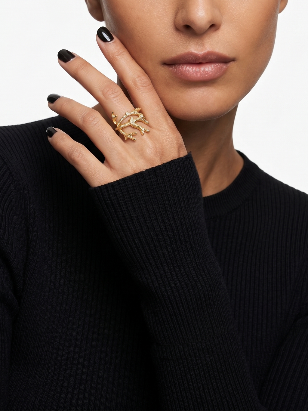 Mediterranean Coral Ring