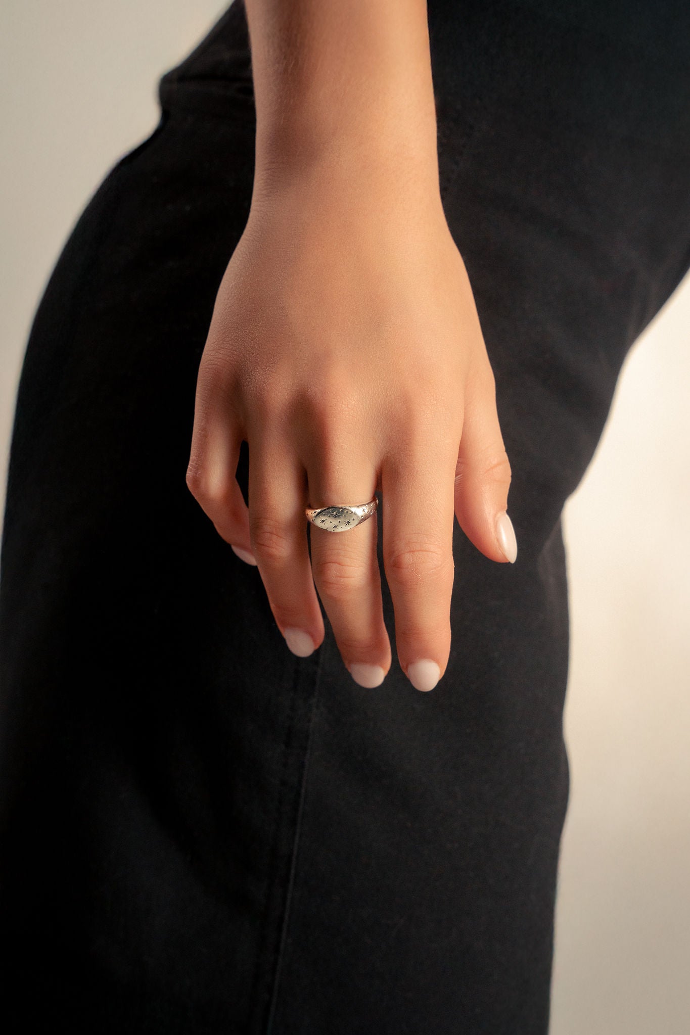 Ring stars, 925 silver, handmade, iGi jewelry