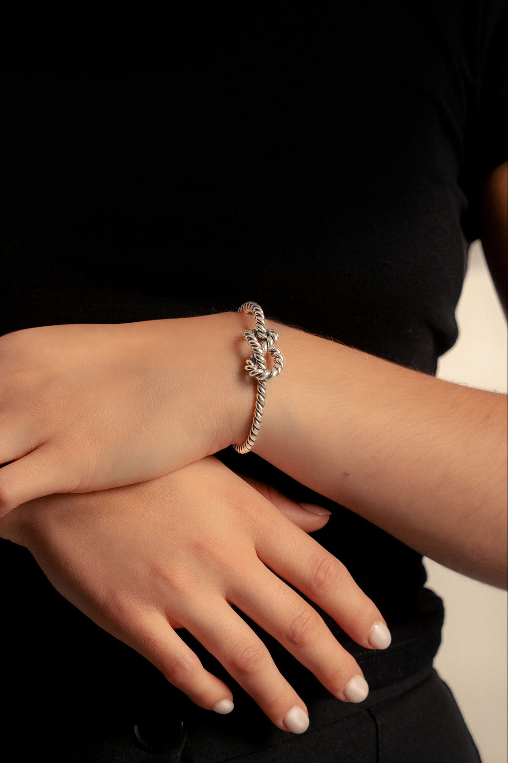 eternal knot, bracelet, 925 silver, handmade, iGi jewelry