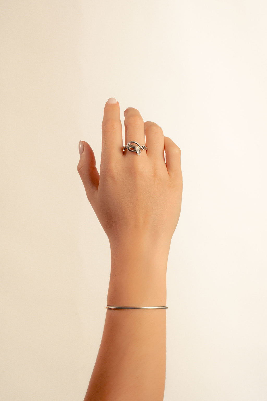 snake ring, 925 silver, handmade, iGi jewelry