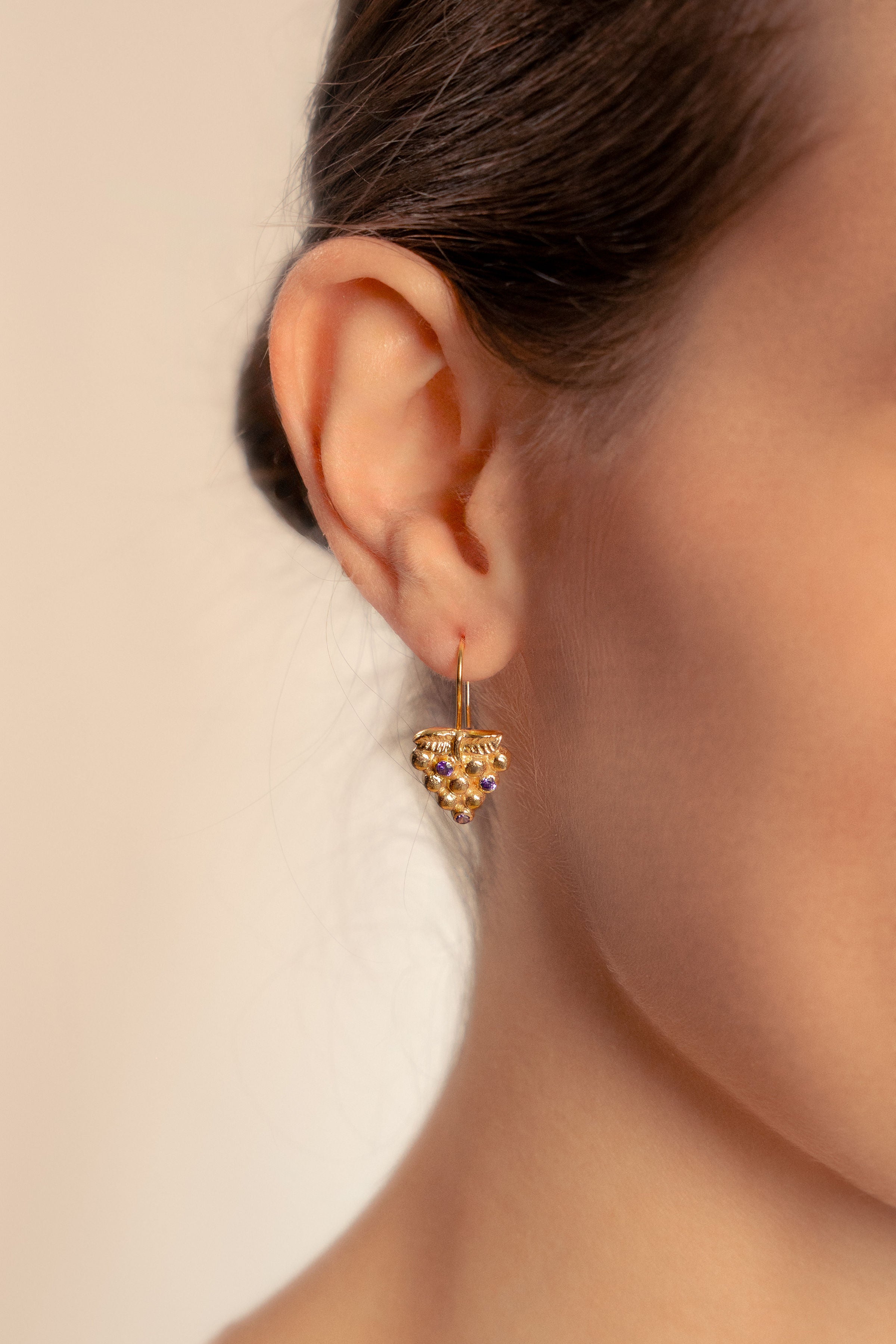 vineyard earrings, 925 silver, handmade, iGi jewelry