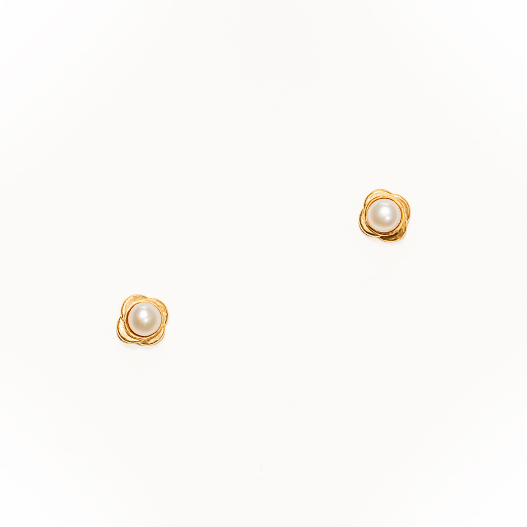 pearl blossom earrings, 925 silver, handmade, iGi jewelry