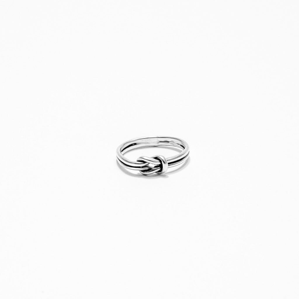 Sailor knot ring, 925 silver, handmade, iGi jewelry